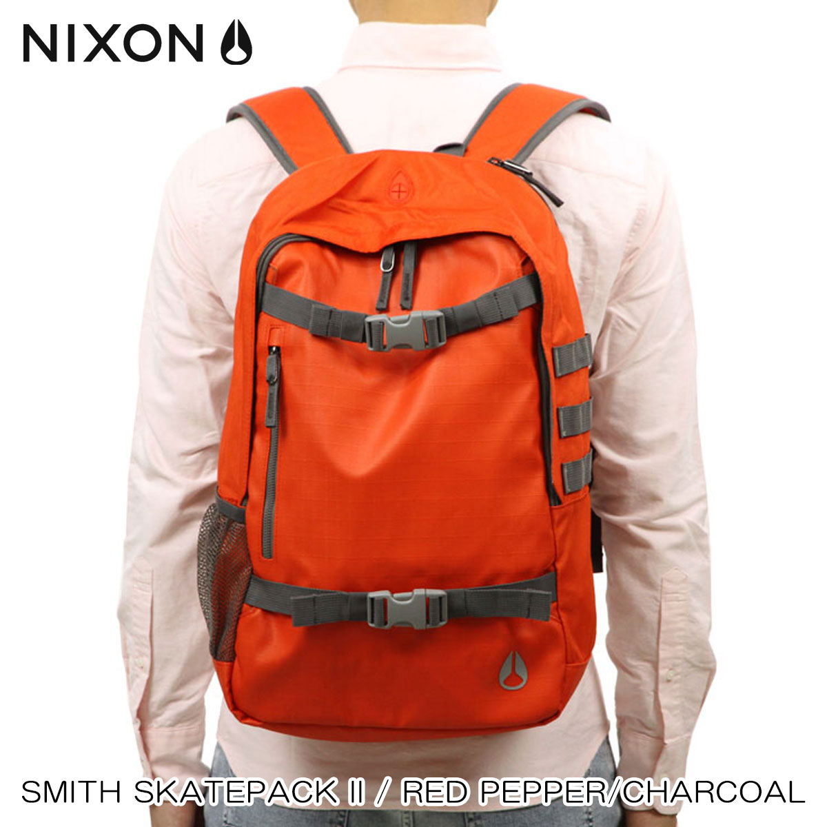 ニクソン NIXON 正規販売店 バッグ Smith Skatepack II RED NC19541745-00 D15S25