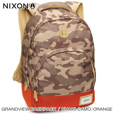 20%OFFクーポンセール 【利用期間 4/24 20:00〜4/27 9:59】 ニクソン NIXON 正規販売店 バッグ Grandview Backpack KHAKI NC21891717-00 D15S25