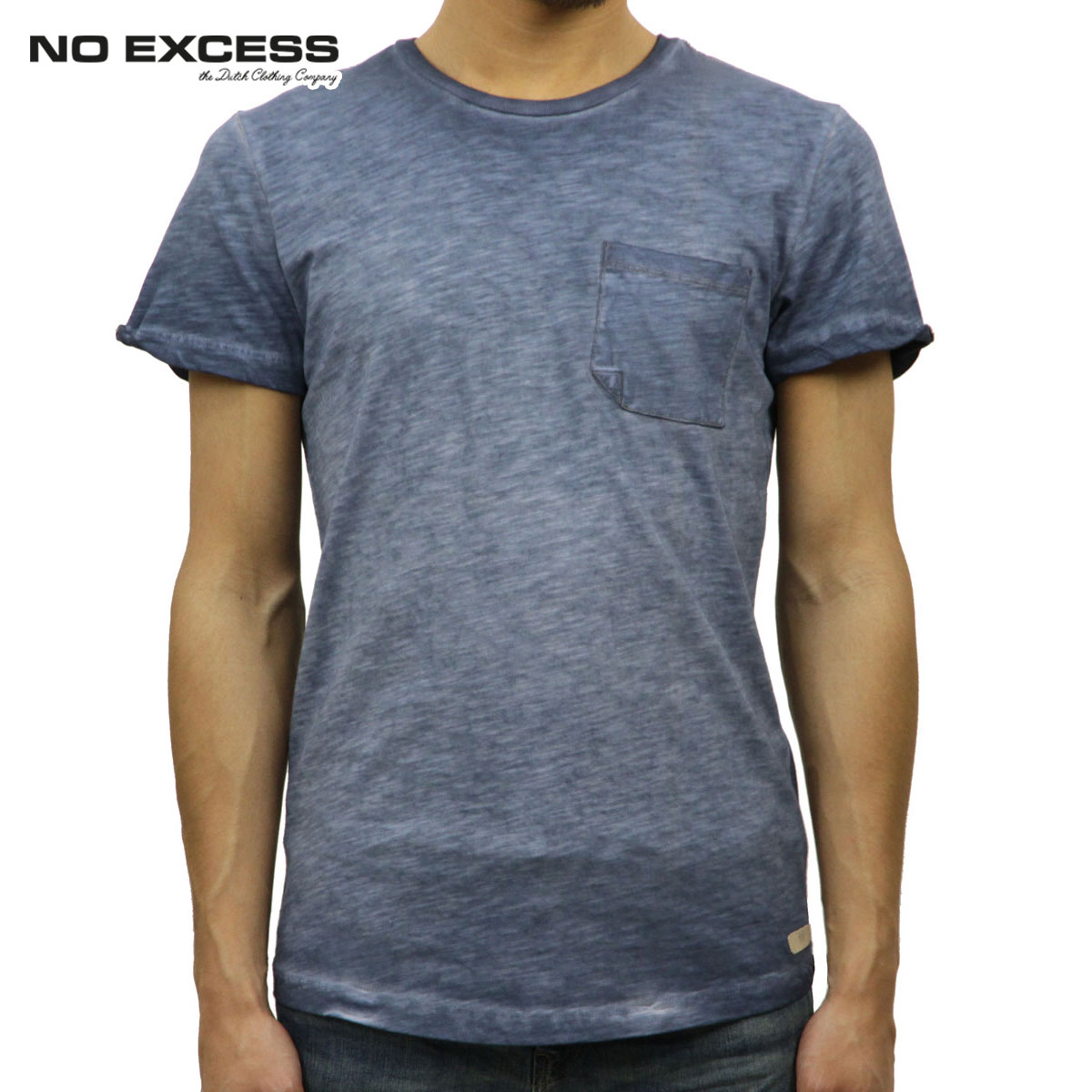 【ポイント10倍 6/1 0:00～6/1 23:59】 ノーエクセス Tシャツ 正規販売店 NO EXCESS 半袖Tシャツ T-shirt s/sl R-Neck slub jersey insid 父の日 プレゼント ラッピング 1