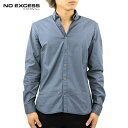 m[GNZX Vc Y K̔X NO EXCESS Vc ALLOVER PRINTED STRETCH SHIRT 480902 132 Shadow Blue D15S25
