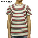 m[GNZX TVc K̔X NO EXCESS TVc N[lbN YARN DYED STRIPE TEE 350356 187