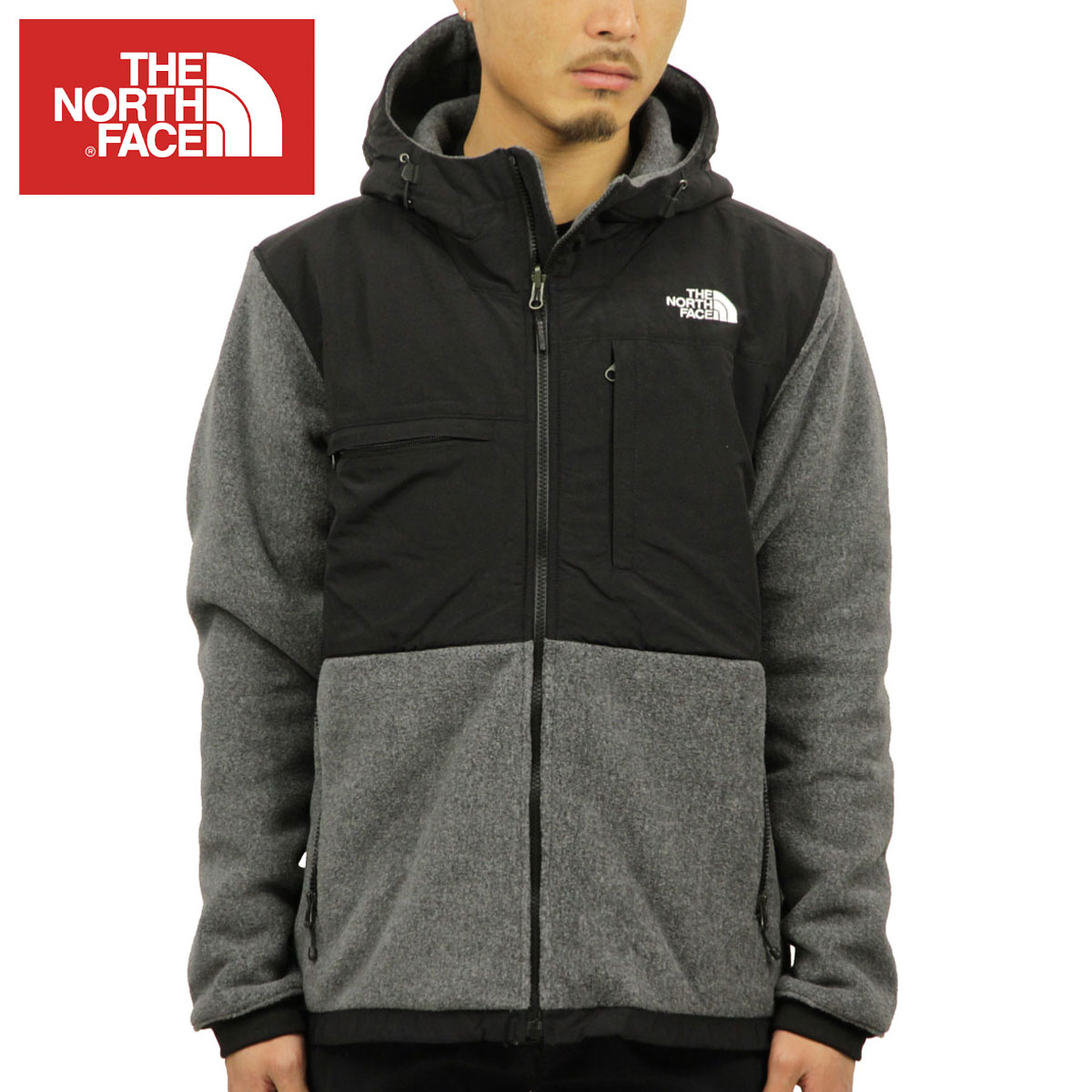 15%OFFクーポンセール  ノースフェイス ジャケット メンズ 正規品 THE NORTH FACE アウターフリースジャケット DENALI 2 FLEECE HOODIE JACKET RECYCLED CHARCOAL GREY HEATHER / TNF BLACK NF0A2TBN MA9 父の日 プレゼント ラッピング
