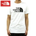 【ポイント10倍 9/4 20:00~9/11 1:59】 ノースフェイス Tシャツ メンズ 正規品 THE NORTH FACE 半袖Tシャツ クルーネック ロゴTシャツ SHORT SLEEVE EASY TEE NF0A2TX3 TNF WHITE