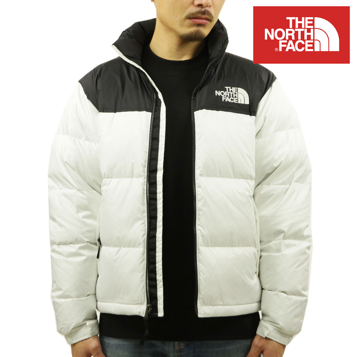 楽天ブランド品セレクトショップ MIXONノースフェイス ヌプシ メンズ 正規品 THE NORTH FACE ダウンジャケット レトロヌプシジャケット 海外限定 M 1996 RETRO NUPTSE JACKET NF0A3C8D FN4 TNF WHITE 父の日 プレゼント ラッピング