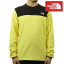 【ポイント10倍 9/4 20:00~9/11 1:59】 ノースフェイス フリース メンズ 正規品 THE NORTH FACE トップス グレイシャー クルーネック スウェットシャツ TNF TKA GLACIER CREW FLEECE NF0A7UJA 859 TNF BLACK/YELLOWTAIL