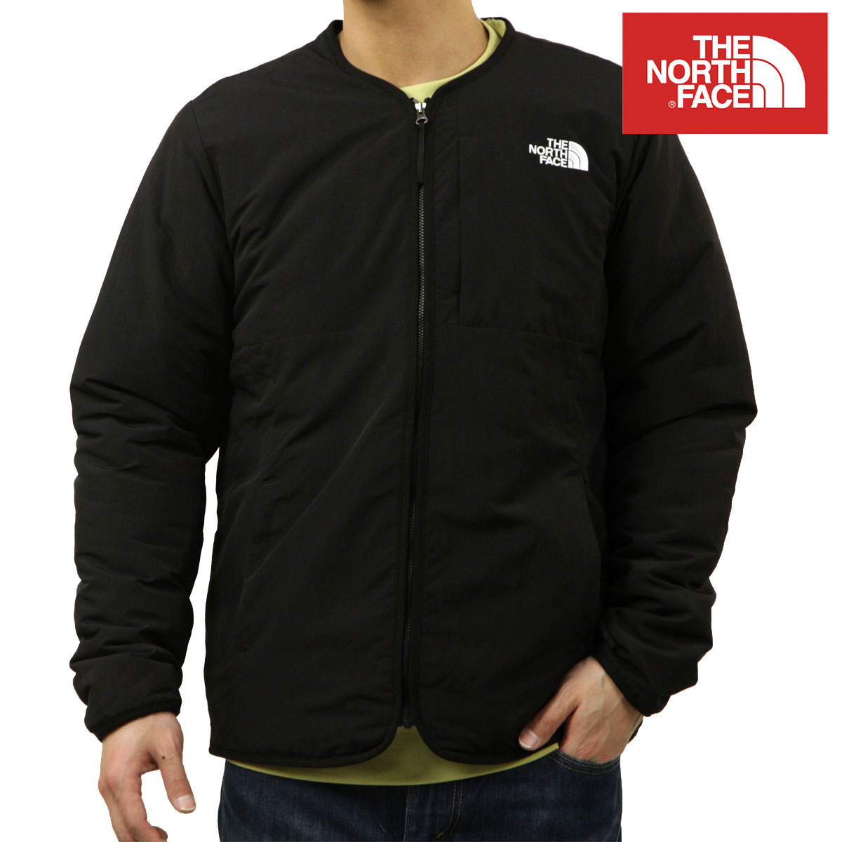 乐天商城 - ノースフェイス メンズ ライナージャケット 正規品 THE NORTH FACE ジップアップ ナイロン アウター 海外限定 M ILTI LINER JACKET TNF BLACK NF0A8DWK JK3