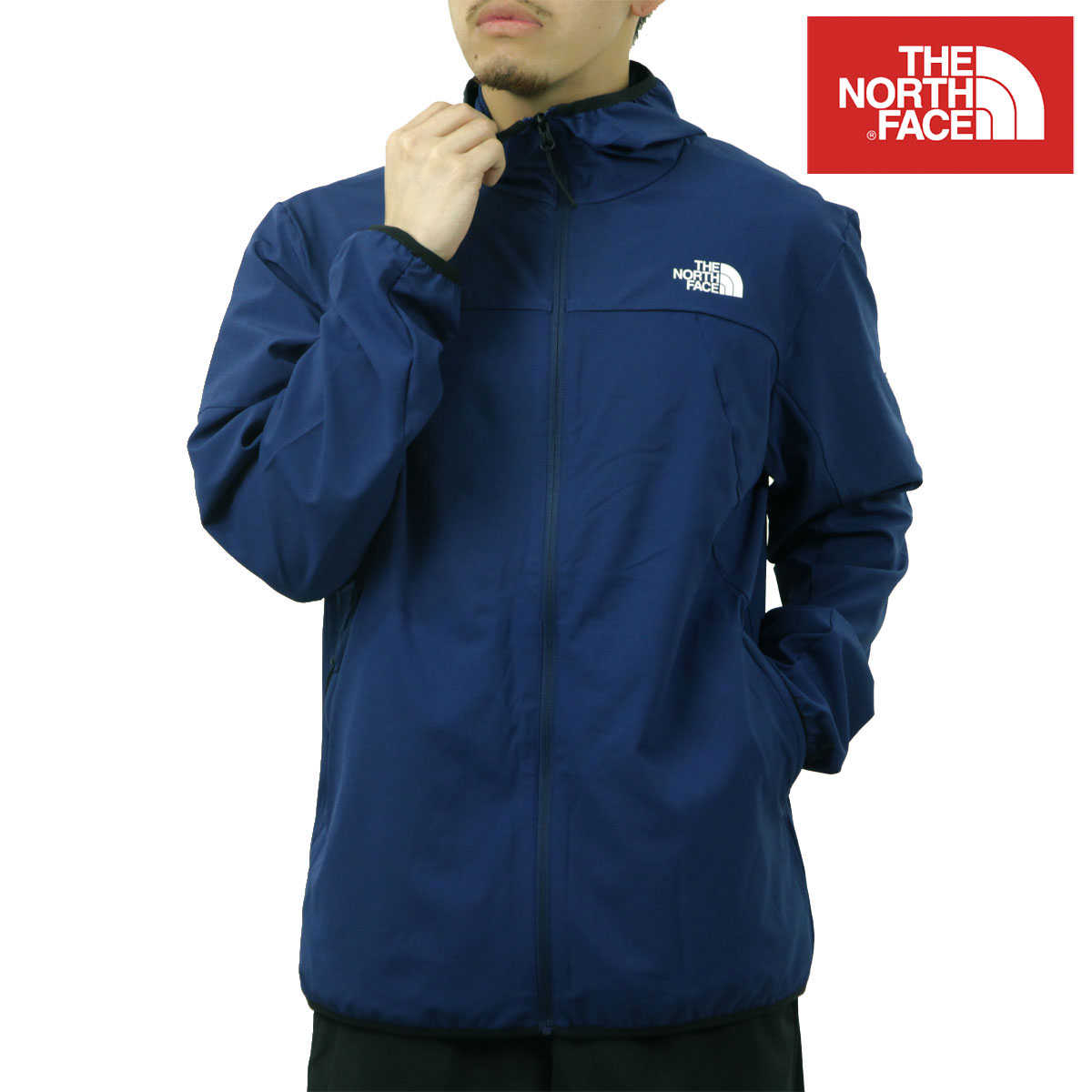 乐天商城 - ノースフェイス メンズ ジャケット 正規品 THE NORTH FACE ジップアップ ストレッチ アウター 海外限定 M MOUNTAIN ATHLETICS USHBA HOODED JACKET ESTATE BLUE NF0A8G8E D1R
