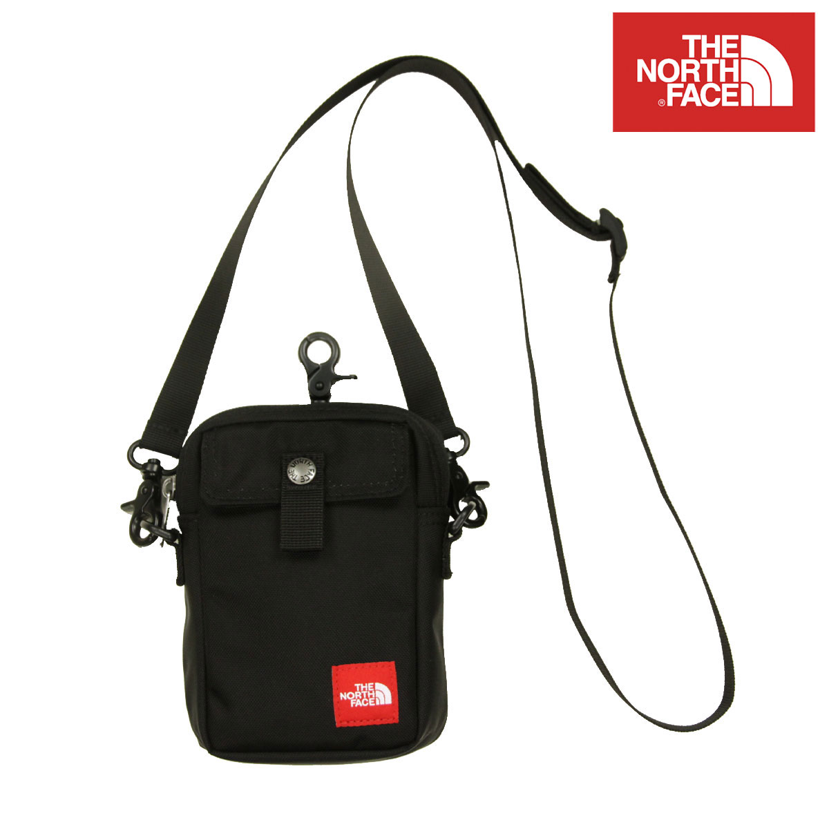 ノースフェイス メンズ レディース ショルダーバッグ 正規品 THE NORTH FACE 鞄 スモールキャリーバッグ 海外限定 REDBOX SMALL CARRY BAG TNF BLACK NF0A8EG9 JK3