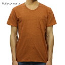 k[fB[W[Y TVc K̔X Nudie Jeans TVc Roundneck Pocket Tee Organic Melange 131244 Orange D15S25