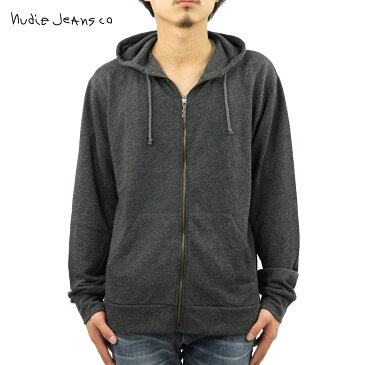 ヌーディージーンズ パーカー メンズ 正規販売店 Nudie Jeans Zip Hood Lightweight 150135 B01 Black