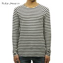 【ポイント10倍 5/1 0:00～5/1 23:59】 ヌーディージーンズ ロンT メンズ 正規販売店 Nudie Jeans 長袖Tシャツ Otto Raglan Sleeve 131338 4015 W14 White/Grey D15S25