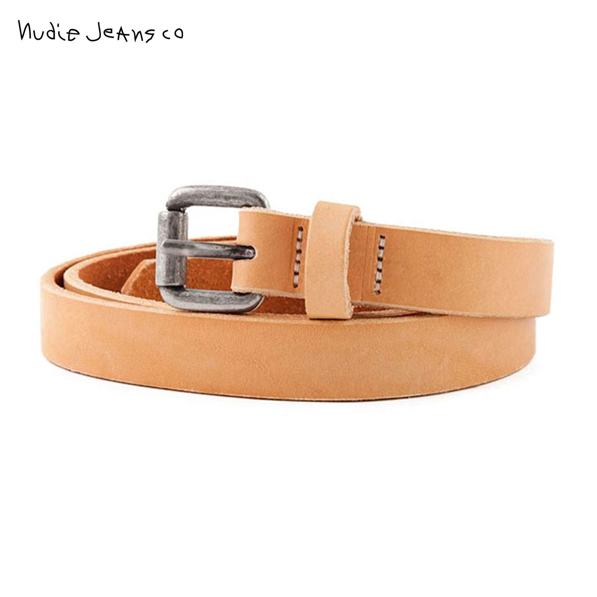 ヌーディージーンズ Nudie Jeans 正規販売店 メンズ ベルト DANSSON SLIM LEATHER BELT NATURAL B12 180637 D00S20