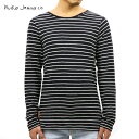 k[fB[W[Y T Y K̔X Nudie Jeans TVc ORVAR LONGSLEEVE TEE BLACK/BEIGE B54 131513