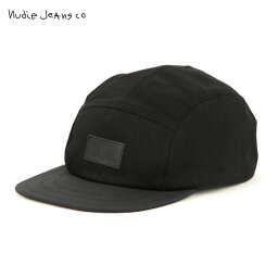 【ポイント10倍 5/9 20:00～5/16 1:59】 ヌーディージーンズ キャップ メンズ レディース 正規販売店 Nudie Jeans 帽子 MONTY CAP BLACK B01 180666