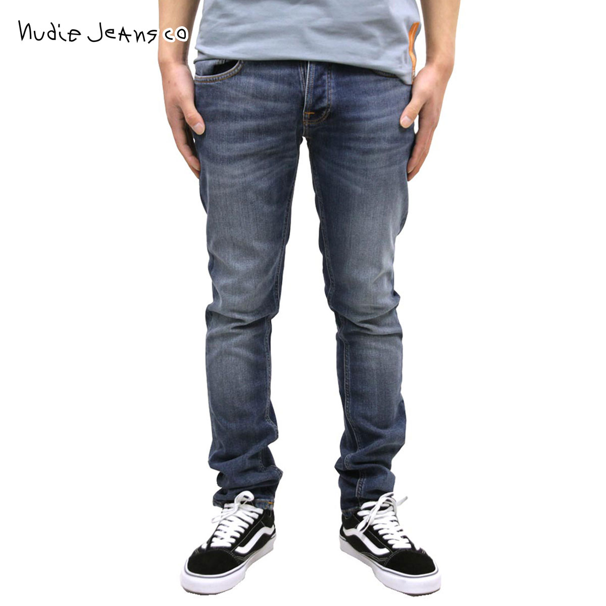 5%OFFセール 【販売期間 5/9 20:00～5/16 1:59】 ヌーディージーンズ ジーンズ メンズ 正規販売店 Nudie Jeans グリムティム ボトムス ジーパン GRIM TIM DENIM JEANS DARK USED SLUB 946 1129570