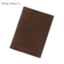 ヌーディージーンズ 財布 メンズ レディース 正規販売店 Nudie Jeans スエード 二つ折り財布 HAGDAHL CARD WALLET SUEDE BROWN B10 180975