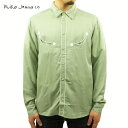 k[fB[W[Y EGX^Vc Y K̔X Nudie Jeans  {^_E JWAVc STELLAN WESTERN SHIRT 140634 G41 PALE GREEN