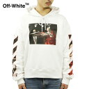 ItzCg p[J[ Y Ki OFF-WHITE vI[o[p[J[ JobW obNvg CARAVAGGIO OVER PULLOVER HOODIE WHITE RED 0125 OMBB037R21FLE0020125