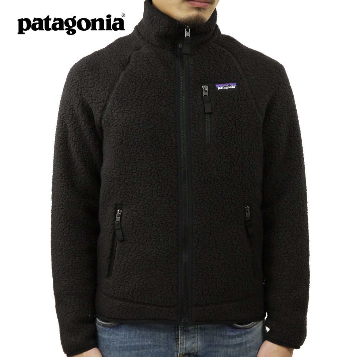 【ポイント10倍 5/23 20:00～5/27 1:59】 パタゴニア ジャケット メンズ 正規品 patagonia ボアジャケット MEN 039 S RETRO PILE FLEECE JACKET BLACK 22801