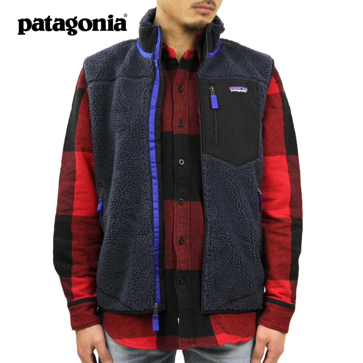 【ポイント10倍 5/9 20:00～5/16 1:59】 パタゴニア ベスト メンズ 正規品 patagonia レトロX ボアベスト MEN 039 S CLASSIC RETRO-X FLEECE VEST NEW NAVY 23048