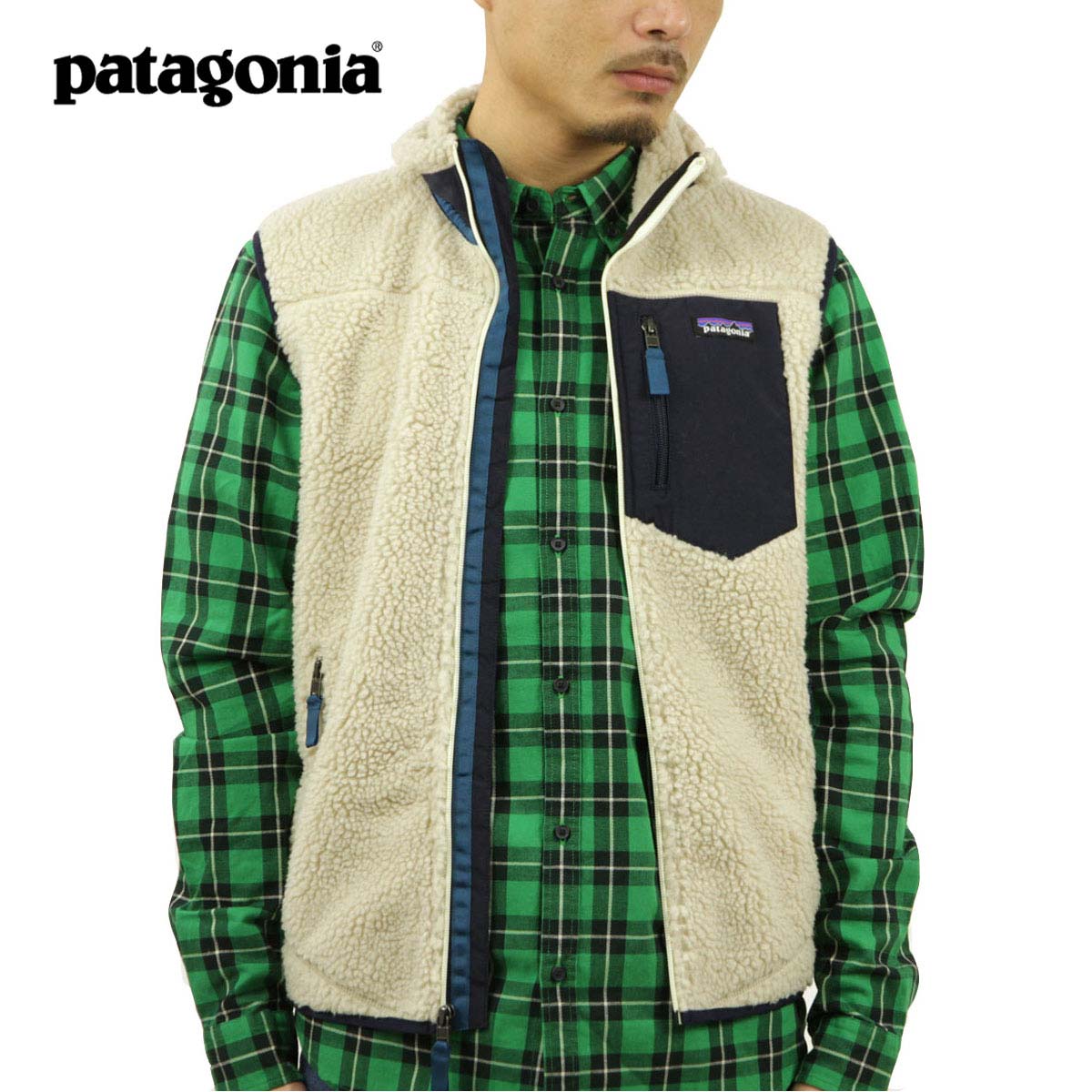 パタゴニア ベスト メンズ 正規品 patagonia レトロX ボアベスト CLASSIC RETRO-X FLEECE VEST NATURAL 23048...