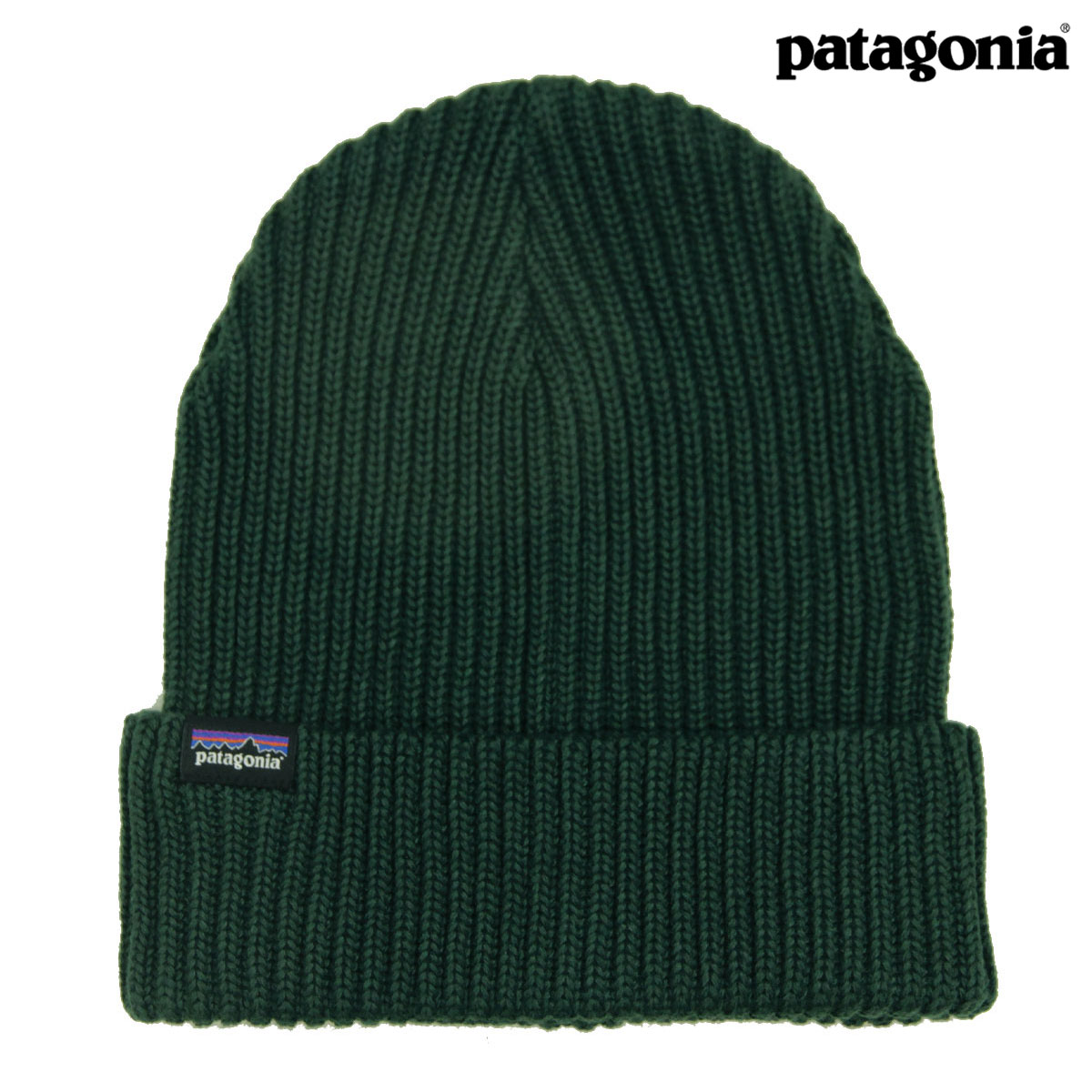 【ポイント10倍 12/1 0:00～12/1 23:59】 パタゴニア メンズ レディース ニットキャップ 正規品 patagonia ロゴ ニット帽 ビーニー FISHERMANS ROLLED BEANIE 29105 CASG CASCADE GREEN クリスマス プレゼント ラッピング