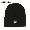 パタゴニア 帽子 メンズ レディース 正規品 patagonia ニットキャップ ビーニー ニット帽 EVERYDAY BEANIE BLK 33430 BLACK 2022
