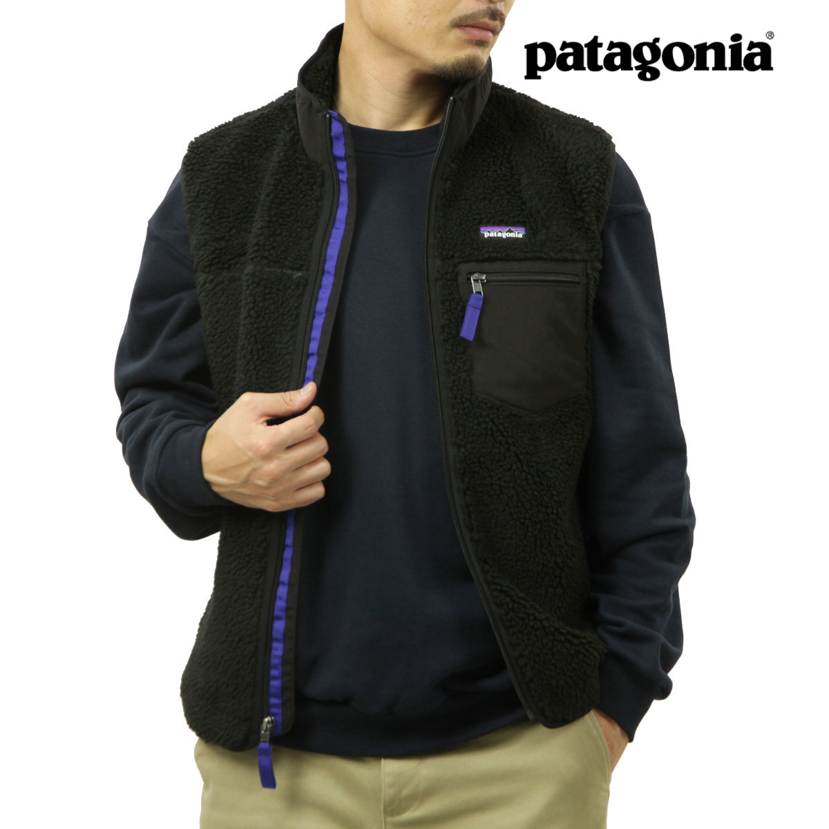 パタゴニア メンズ フリースベスト 正規品 patagonia レトロX ジップアップ ボア アウター CLASSIC RETRO-X FLEECE VEST ...