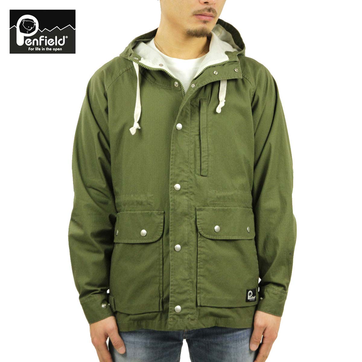 ペンフィールド PENFIELD 正規販売店 メンズ アウタージャケット MOUNTAIN-ZIP PARKA PF-2016SS-0101 BLACK LABEL D15S25