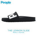 s[vtbgEFA People Footwear K̔X Y C T_ THE LENNON SLIDE NC04S-001 REALLY BLACK