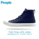 s[vtbgEFA People Footwear K̔X Y C V[Y THE PHILLIPS HIGH NC01H-001 MARINER BLUE w / PICKET WHITE D15S25