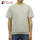 ポーラー スウェット メンズ 正規販売店 POLER トレーナー TERRY FLYNT FLEECE SHIRT 611144-GRY HEATHER