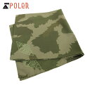 ポーラー POLER 正規販売店 バンダナ スカーフ BANDANAS 636025-GCO GREEN FURRY CAMO D00S20