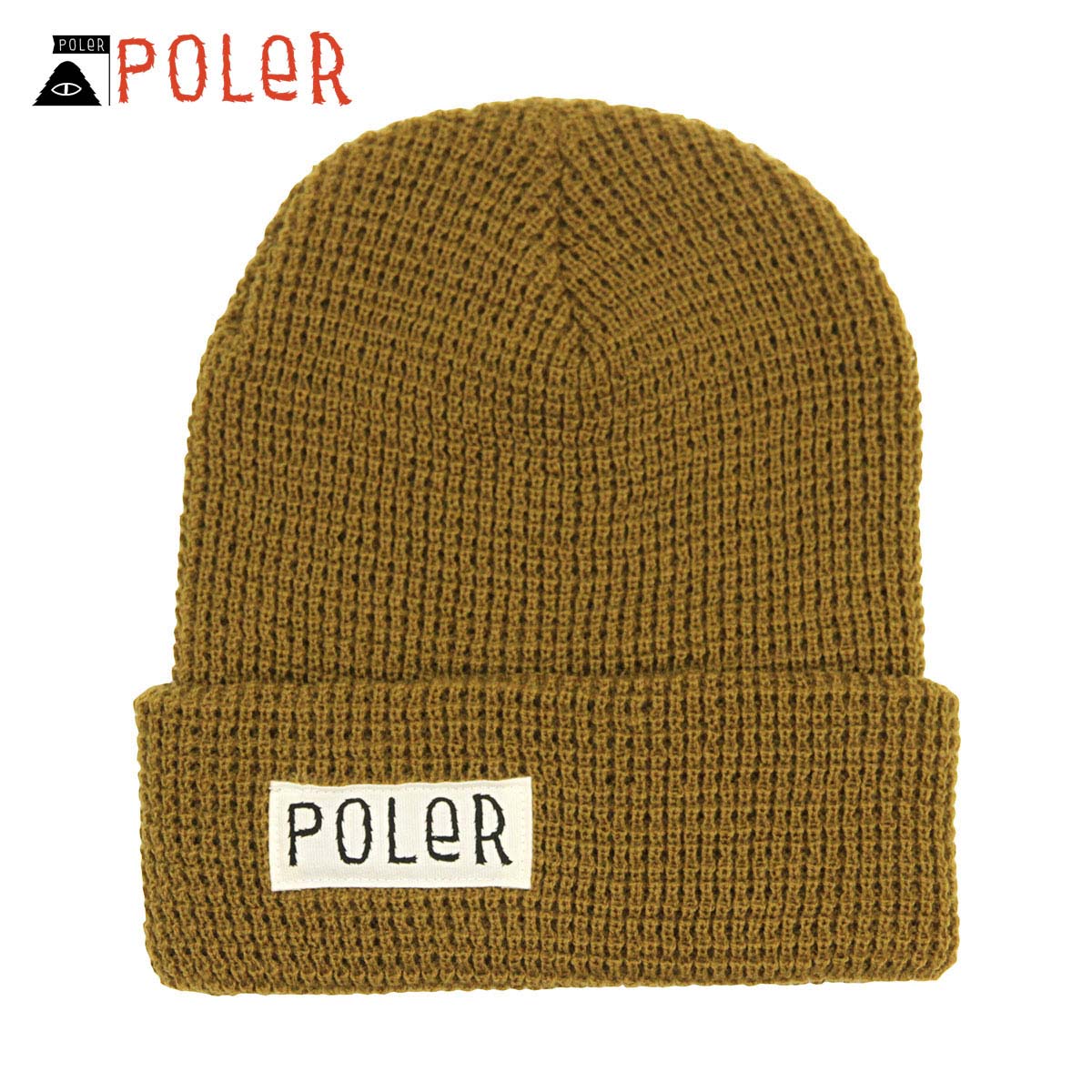 ポーラー キャップ メンズ レディース 正規販売店 POLER 帽子 ビーニー ニットキャップ WORKERMAN BEANIE SIENNA 213ACU7901-SIE