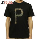 ポーラー Tシャツ 正規販売店 POLER 半袖Tシャツ ロゴTシャツ FURRY P TEE BLACK