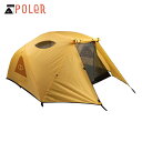 ポーラー テント 正規販売店 POLER 二人用テント アウトドア ドーム型テント 2 MAN TENTS 211EQU5201 GOLD(4)
