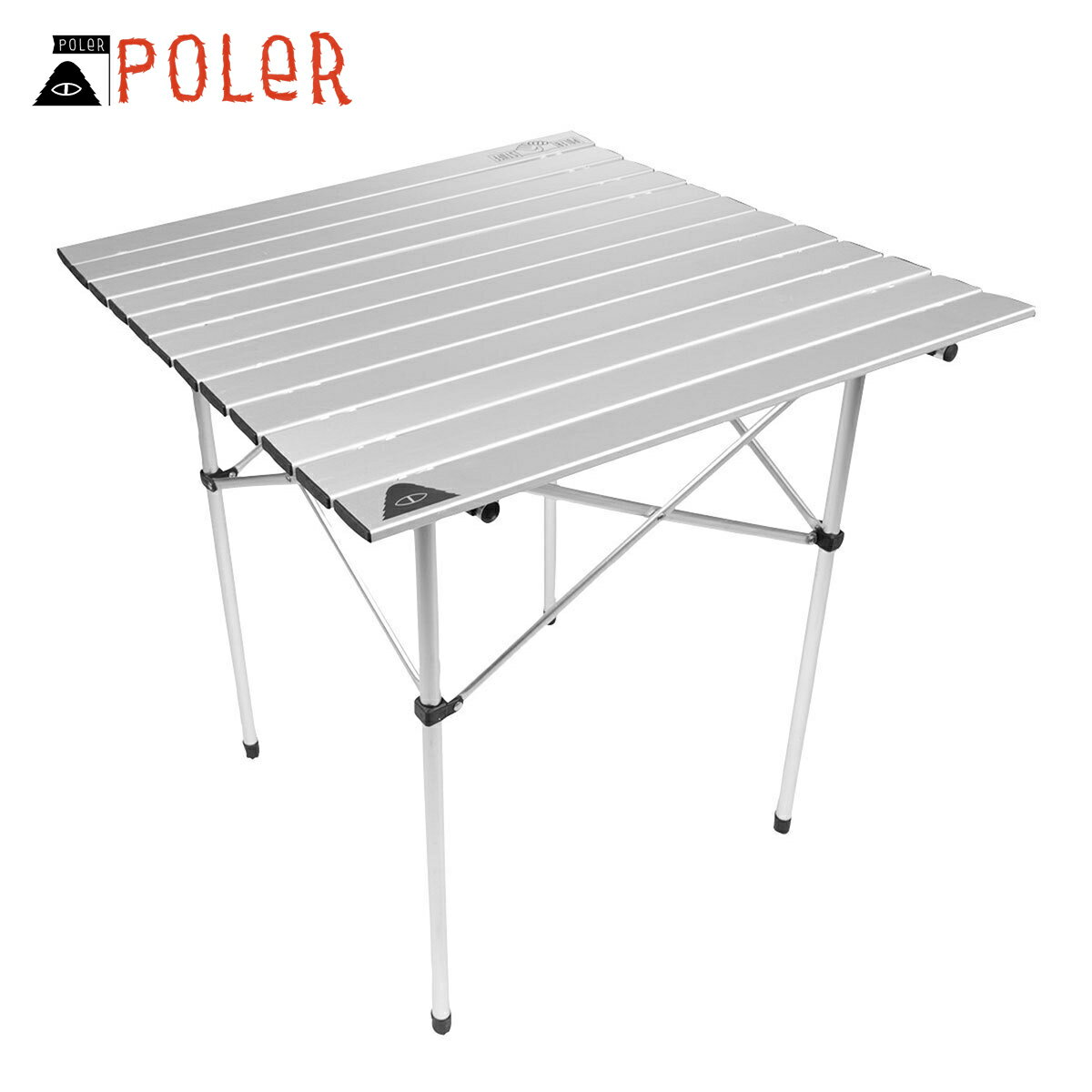 ポーラー テーブル 正規販売店 POLER キャンプテーブル アウトドア キャンプ仕様 ADVENTURE TABLE 211EQU9802 ALUMINUM