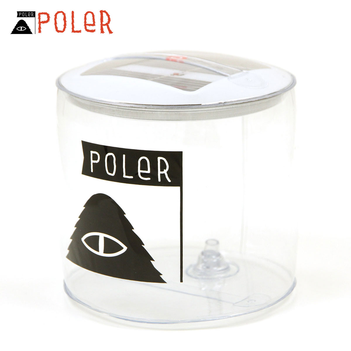 ポーラー ライト 正規販売店 POLER アウトドアライト アウトドアグッズ ソーラーランプ POLER INFLATABLE SOLAR LAMP 211ACU9704 CLEAR 父の日 プレゼント ラッピング