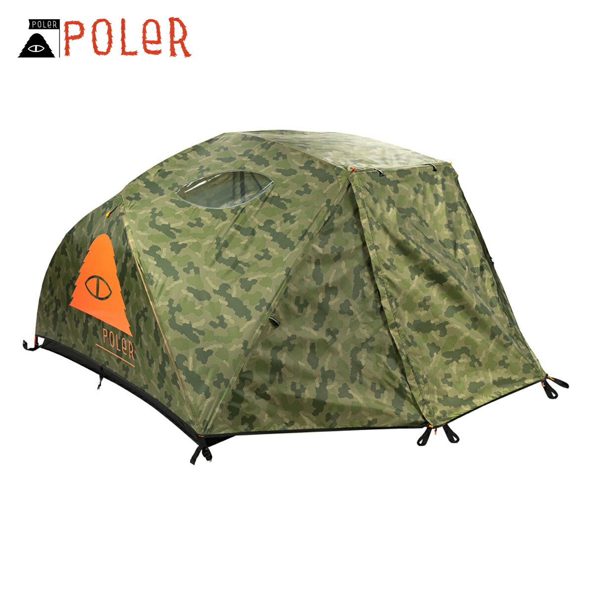 ポーラー テント 正規販売店 POLER アウトドア 二人用テント 2 MAN PERSON TENT 221EQU5201 FURRY CAMO 父の日 プレゼント ラッピング