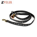 ポーラー ペットグッズ 正規販売店 POLER リード 中〜大型犬用リード 反射素材付き DOG LEASH L DC 5213C006 BLACK/REFLE...