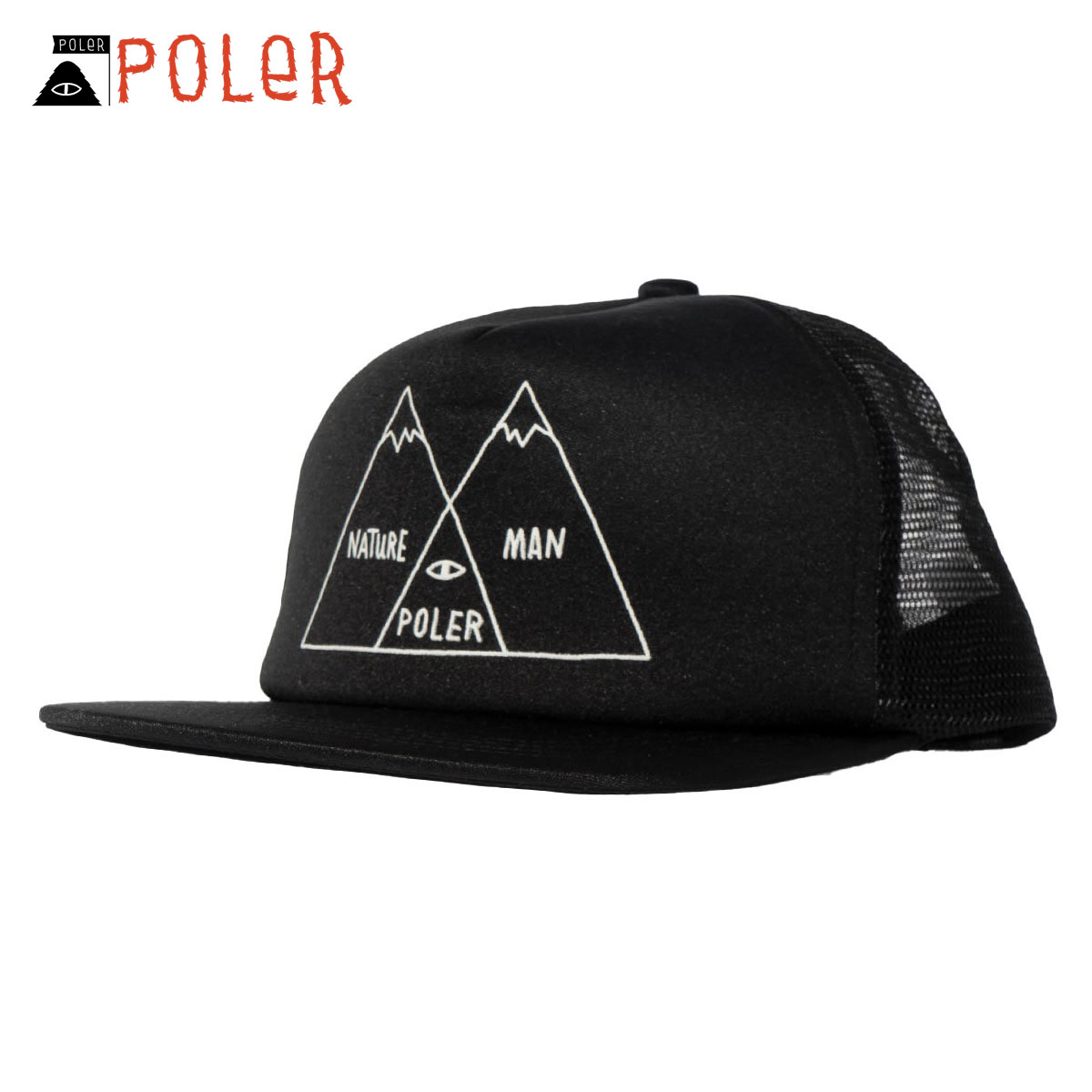 |[[ Lbv Y fB[X K̔X POLER Xq Lbv VENN DIAGRAM MESH TRUCKER CAP DC 241MCV0317-BLK BLACK ̓ v[g bsO