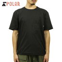 楽天ブランド品セレクトショップ MIXONポーラー Tシャツ メンズ 正規販売店 POLER 半袖Tシャツ オーバーサイズ Tシャツ STRETCH RELAX TEE DC 5221C008 BLACK