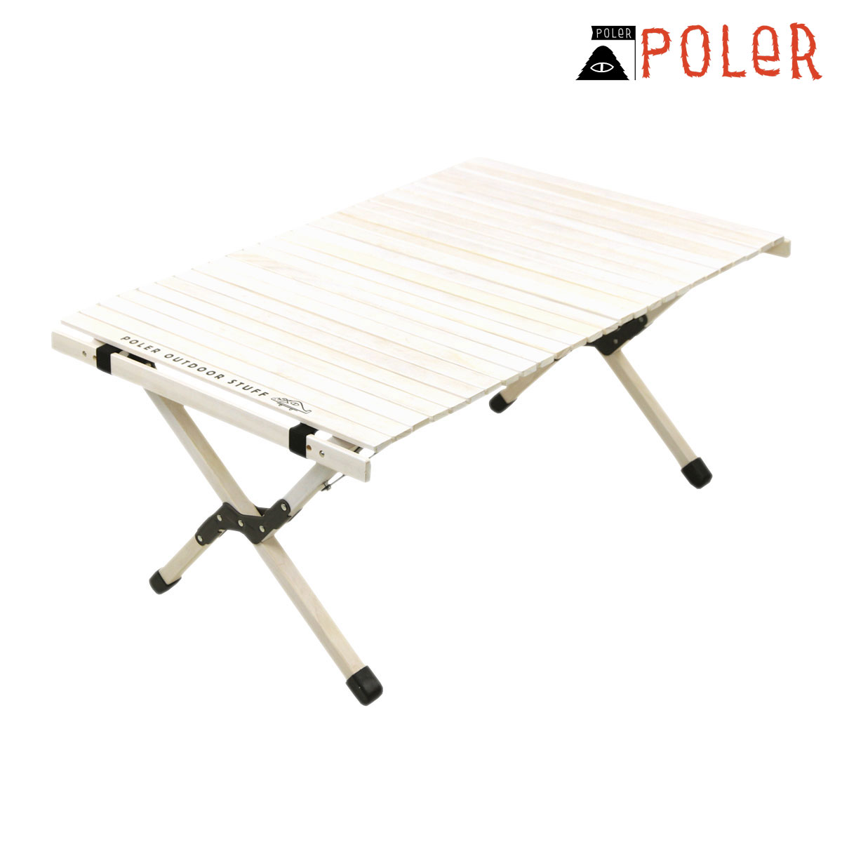 ݡ顼 ȥɥ ơ֥ Ź POLER ޤꤿ߼ơ֥ ADJUSTABLE ROLLTOP WOOD TABLE DC 231MCV0106 WHITE  ץ쥼 åԥ