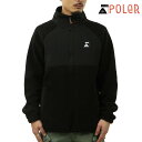 ポーラー メンズ フリースジャケット 正規販売店 POLER アノラックジャケット アウター CAMP SHERPA ANORAK 233APM6104 BLACK