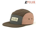 ポーラー メンズ レディース キャップ 正規販売店 POLER 5パネルキャップ ナイロン 帽子 5P NYLON FLOPPY RIP CAP D MCV00...