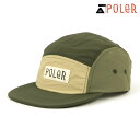 ポーラー メンズ レディース キャップ 正規販売店 POLER 5パネルキャップ ナイロン 帽子 5P NYLON FLOPPY RIP CAP D MCV00...