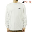 ポーラー メンズ 長袖Tシャツ 正規販売店 POLER クルーネック ロゴ POLER L/S LONG SLEEVE TEE 233MCV0073-WHT WHITE