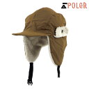 ポーラー メンズ レディース キャップ 正規販売店 POLER 帽子 60/40 VISOR CAP 233MCV0006-BEG BEIGE