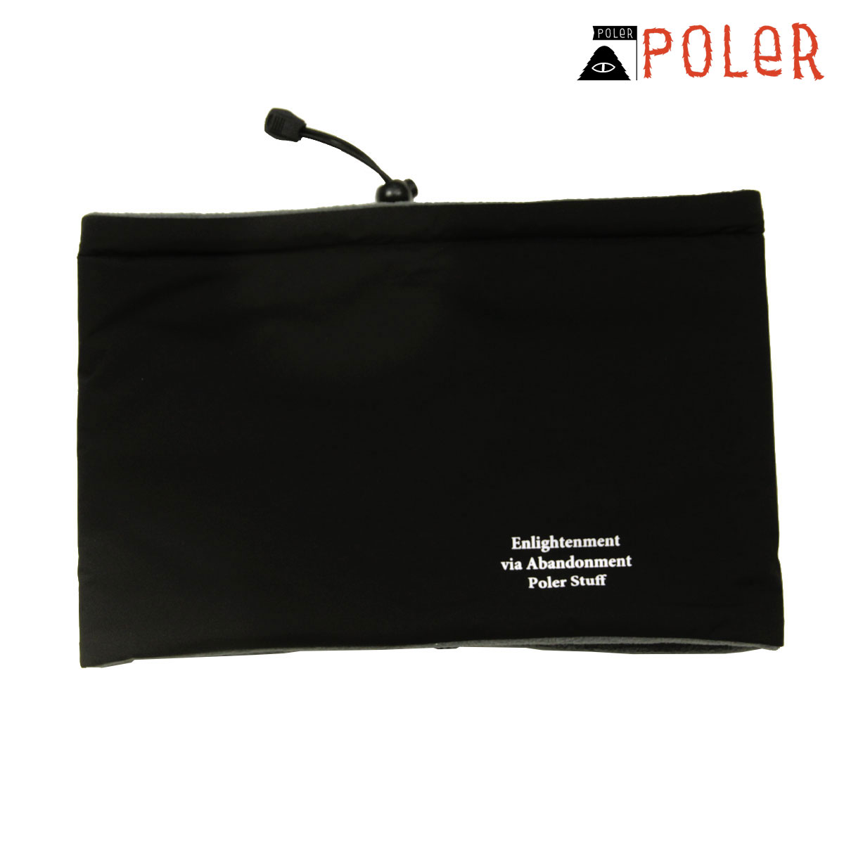 ポーラー メンズ レディース ネックウォーマー 正規販売店 POLER マフラー NECKWARMER D 243MCV0112-BLK BLACK