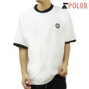 |[[ Y TVc K̔X POLER N[lbN obNvg gTVc LEVELS TRIM TEE DC 241MCV0190-BKOL WHITE/BLACK